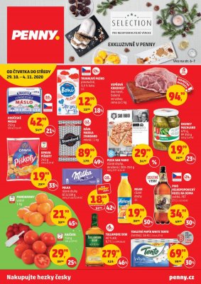 aktuální leták Penny Market 29.10.2020-4.11.2020