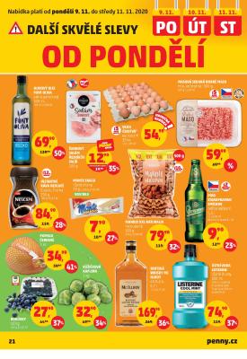 aktuální leták Penny Market 5.11.2020-11.11.2020
