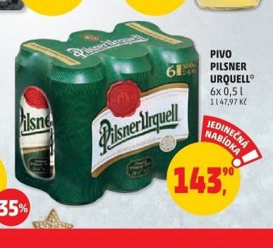 PIVO PILSNER URQUELL 6x 0,5 l