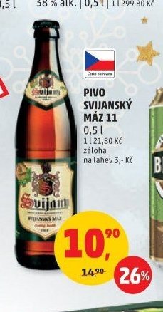Pivo Svijanský Máz 11