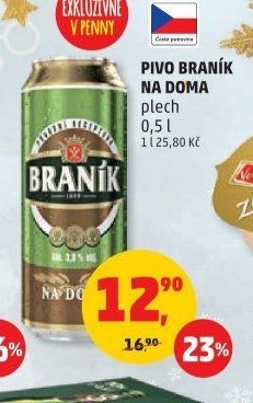 Pivo Braník Na doma