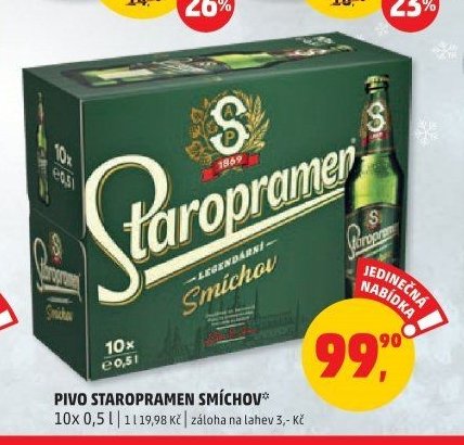 Pivo Staropramen Smíchov