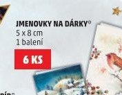 Jmenovky na dárky