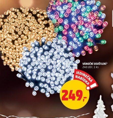 Vánoční osvětlení 240 LED