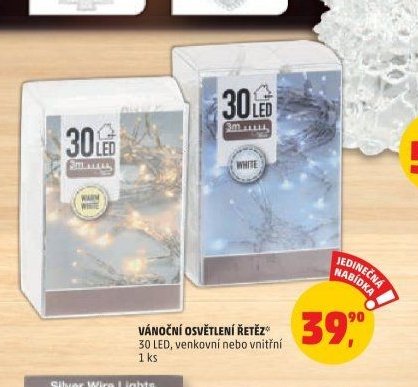 Vánoční osvětlení řetěz 30 LED