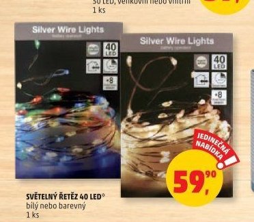 Světelný řetěz 40 LED