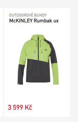 OUTDOOROVÉ BUNDY MCKINLEY Rumbak ux
