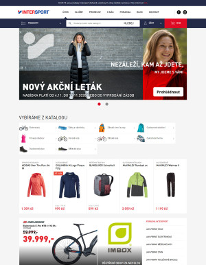 aktuální leták Intersport 11.11.2020-17.11.2020