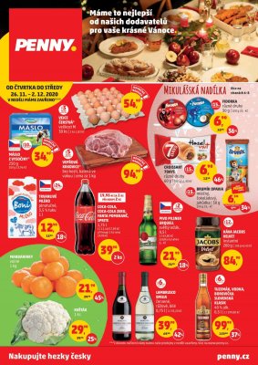 aktuální leták Penny Market 26.11.2020-2.12.2020