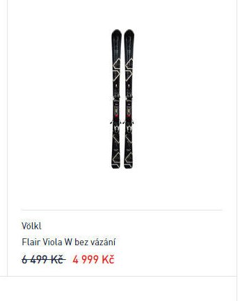 Völkl Flair Viola W bez vázání