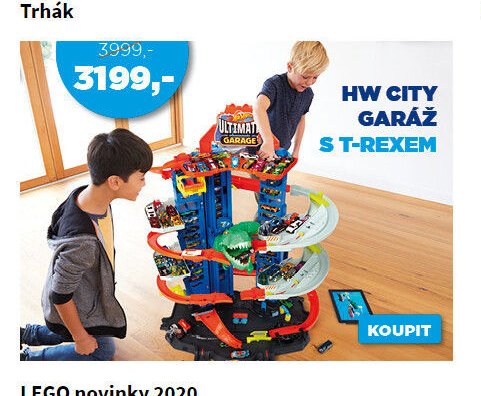 HW CITY GARÁŽ S T-REXEM