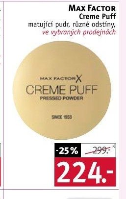 MAX FACTOR Creme Puff