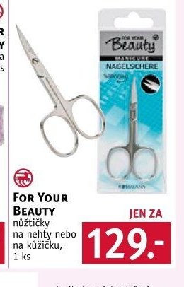 FOR YOUR BEAUTY nůžtičky na nehty nebo na kůžičku