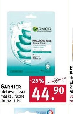 GARNIER pleťová tissue maska