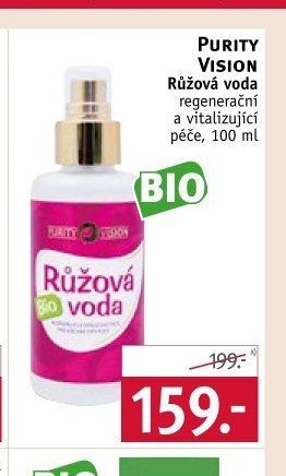 PURITY VISION Růžová voda