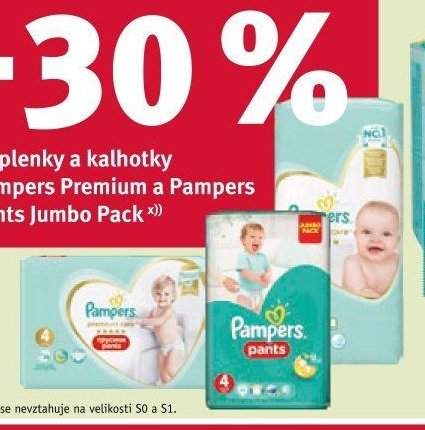 Pampers Premium a Pampers Pants Jumbo Pack