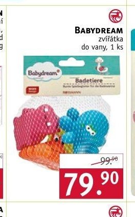 Babydream zvířátka do vany