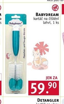 Babydream kartáč na čištění lahví