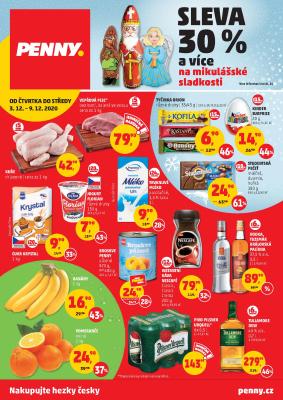 aktuální leták Penny Market 3.12.2020-9.12.2020