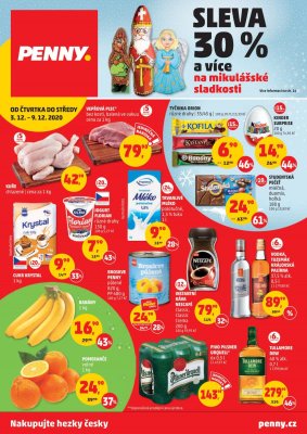 aktuální leták Penny Market 3.12.2020-9.12.2020
