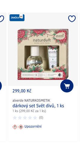 alverde NATURKOSMETIK dárkový set Svět divů, 1 ks