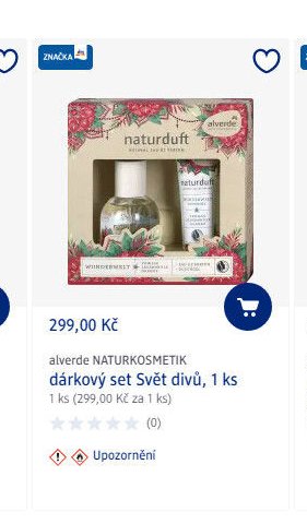 alverde NATURKOSMETIK dárkový set Svět divů, 1 ks