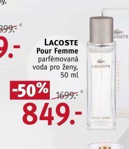 LACOSTE Pour Femme parfémovaná voda pro ženy, 50 ml