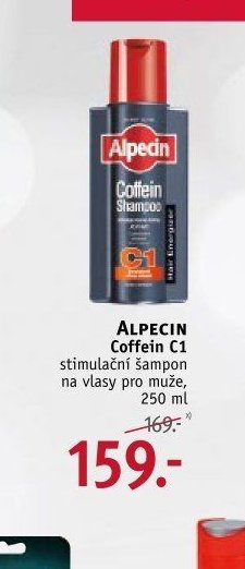 Alpecin Coffein C1 stimulační šampon na vlasy pro muže, 250 ml