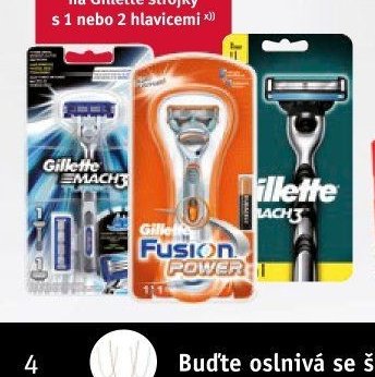 Gillette strojky s 1 nebo 2 hlavicemi