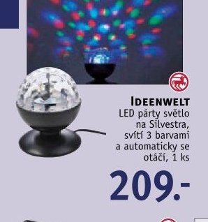 IDEENWELT LED párty světlo