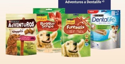 Purina Adventuros, Friskies Beggin, Funtastix, Dentalife
