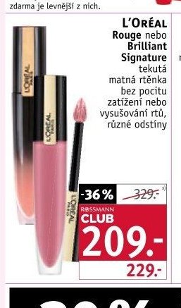L'Oreal Rouge Signature