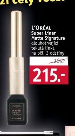 L'ORÉAL Super Liner Matte Signature