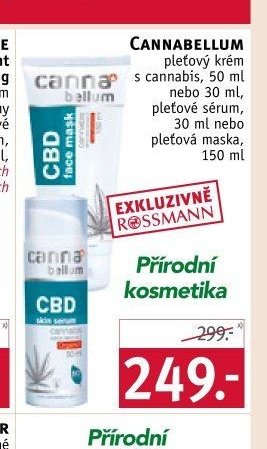 CANNABELLUM pleťový krém s cannabis nebo sérum