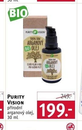 PURITY VISION přírodní arganový olej