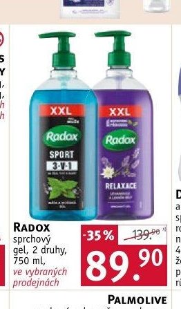 Radox sprchový gel