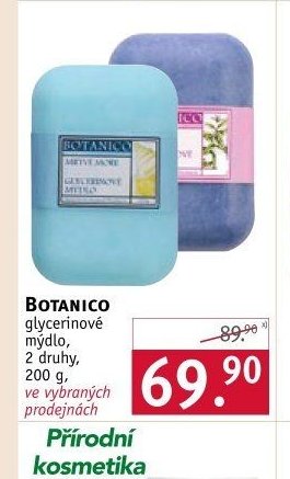 Botanico glycerinové mýdlo