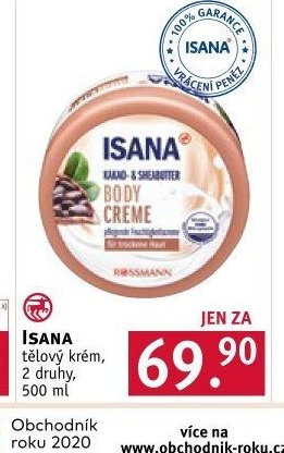Isana tělový krém