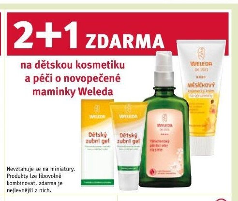 Weleda dětská kosmetika