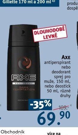 AXE antiperspirant nebo deodorant sprej
