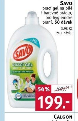 Savo prací gel