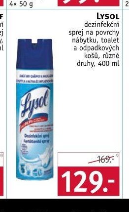 Lysol dezinfekční sprej