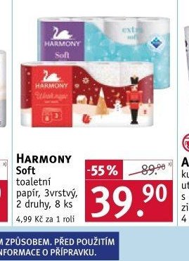 HARMONY Soft toaletní papír