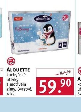 ALOUETTE kuchyňské utěrky s motivem