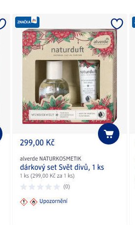 alverde NATURKOSMETIK dárkový set Svět divů