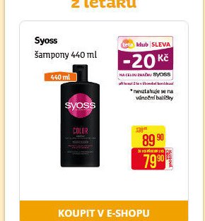 Syoss šampony 440 ml