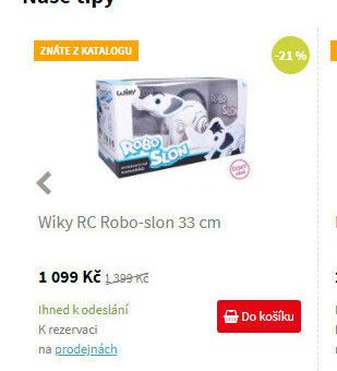 Wiky RC Robo-slon 33 cm
