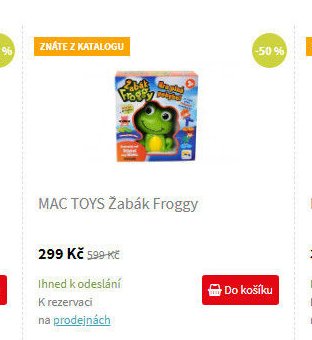 MAC TOYS Žabák Froggy