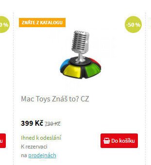 Mac Toys Znáš to? CZ