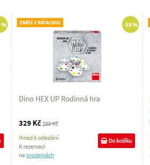 Dino HEX UP Rodinná hra